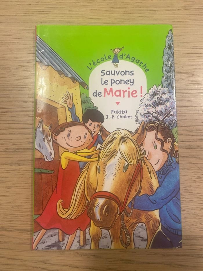 Livre Sauvons le poney d’Agathe