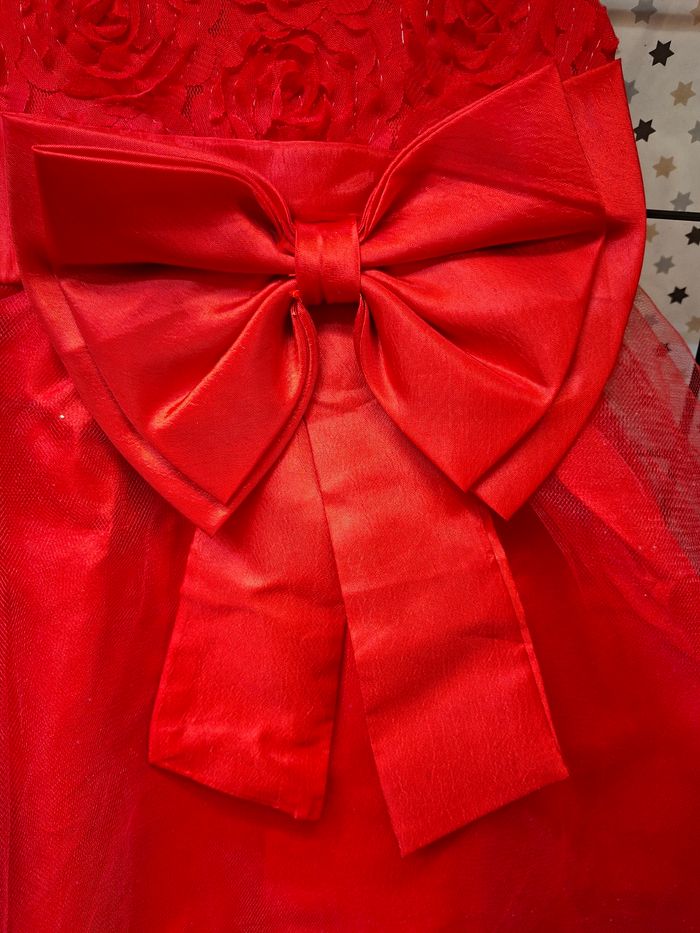 Robe rouge taille 90  de soirée, cérémonie ou fête - photo numéro 2