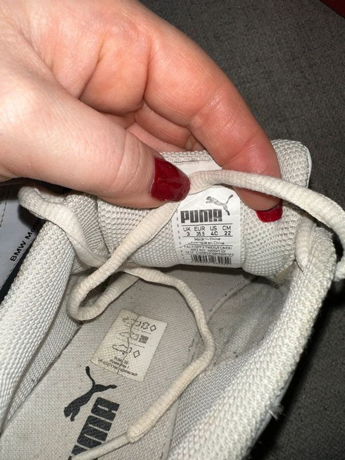 Baskets garçon puma bmw taille 35,5 - photo numéro 6