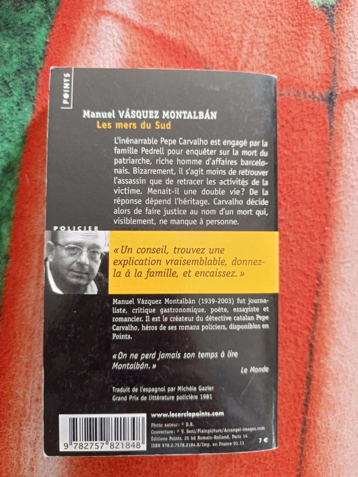 Les mers du sud - Manuel Vázquez Montalbán - photo numéro 2