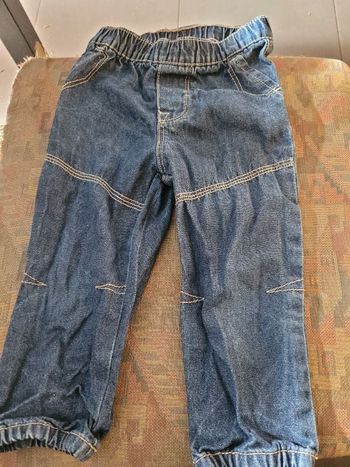 Jean taille élastique 2 ans