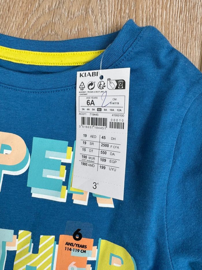 Lot tee-shirts neufs 6 ans - photo numéro 4