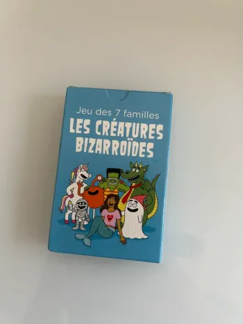 Jeu de 7 famille les créatures bizarroïdes de mc Donald