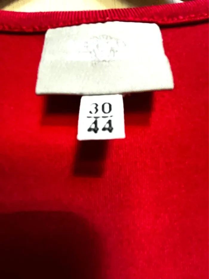 Robe courte Versace -couleur Rouge Cerise - taille 40 - photo numéro 11