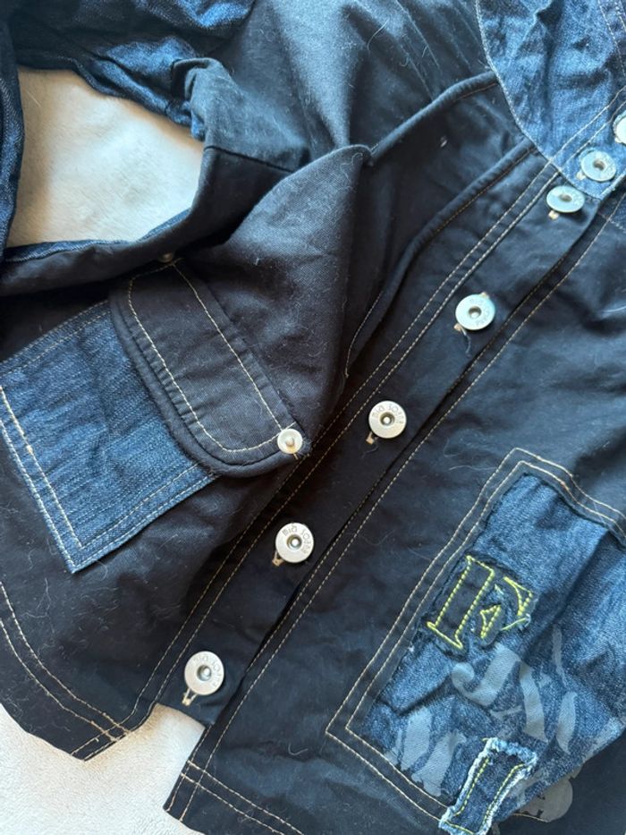 Veste / Blouse courte effet jean - photo numéro 3