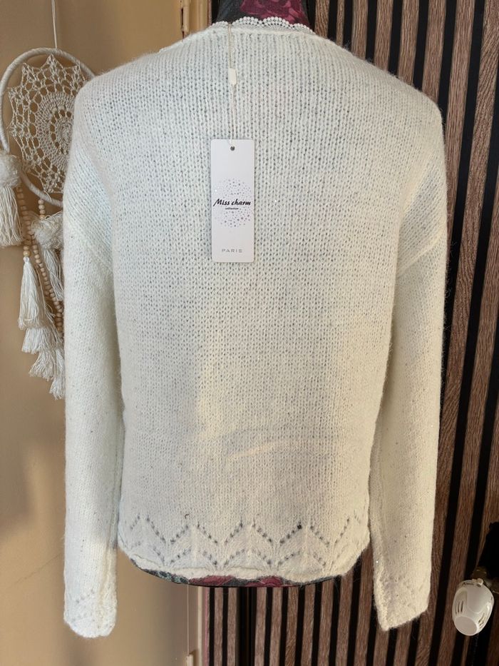 Jolie pull blanc - photo numéro 4