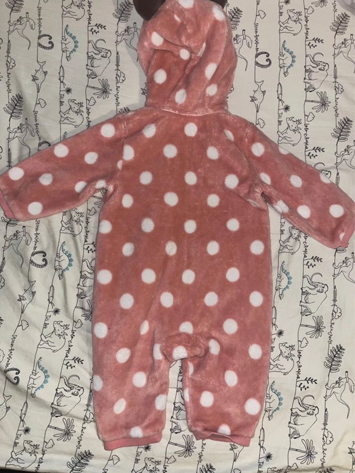 Grenouillère en polaire Minnie 12 mois excellent état - photo numéro 2