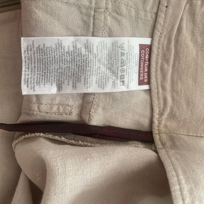 Jupe beige en lin Comptoir de Cotonniers - photo numéro 4