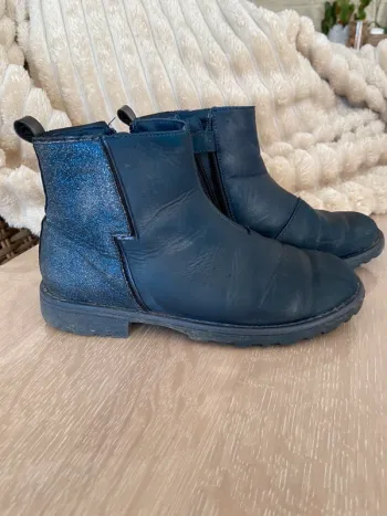 Bottines cuir fille 34