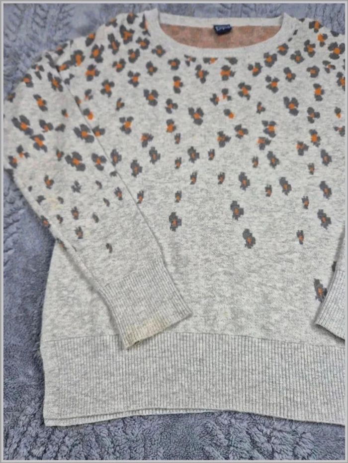 Pull d'hiver en laine Mérinos Gap taille S - photo numéro 2