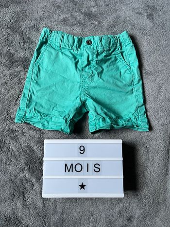 Short en toile 9 mois