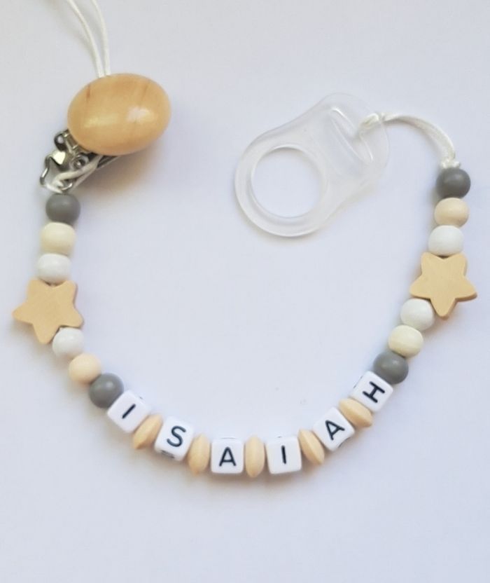 Attache tetine personnalisé