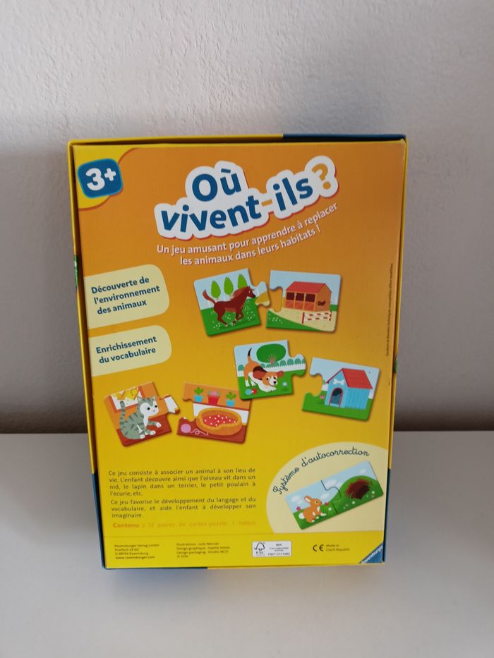 Où vivent ils? Ravensburger complet - photo numéro 2