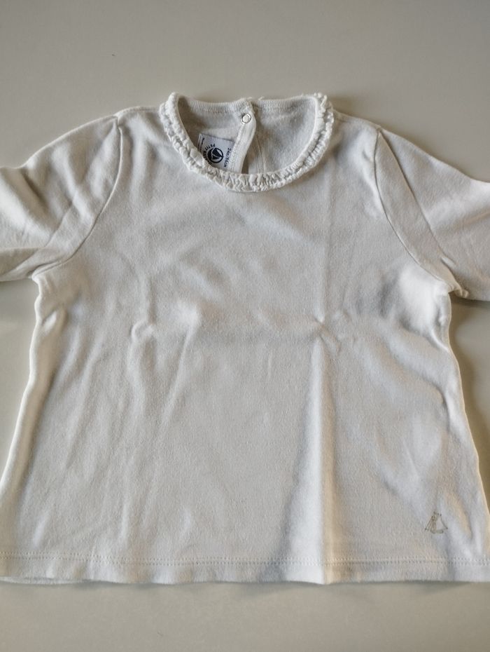 Tee shirt manches longues fille 24 mois