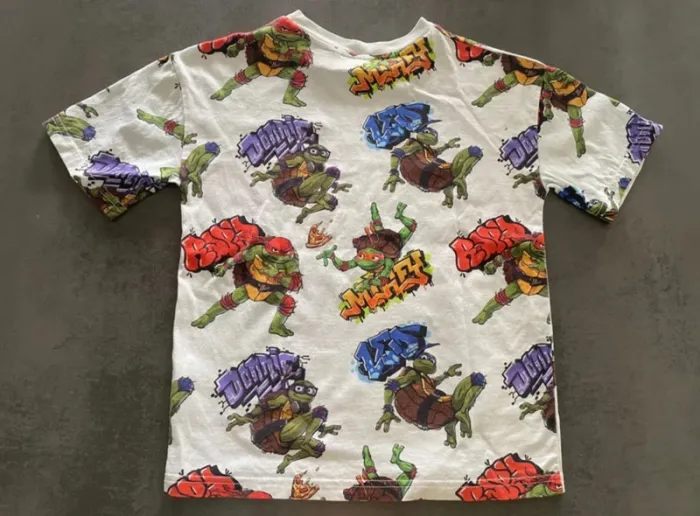 T-shirt Tortue Ninja 6-8 ans H&M - photo numéro 3