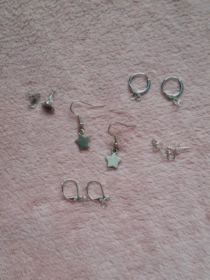 Boucles d'oreilles étoiles