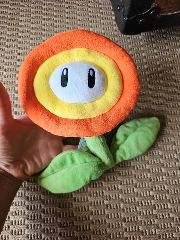 Peluche fleur de feu super mario - photo numéro 7