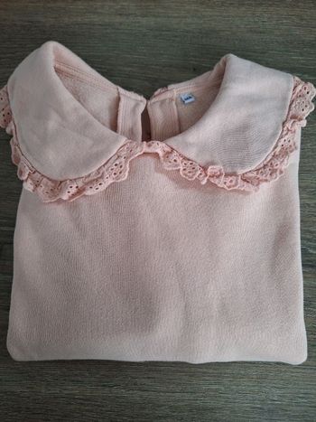 Sweat fille Col dentelle taille 12 ans