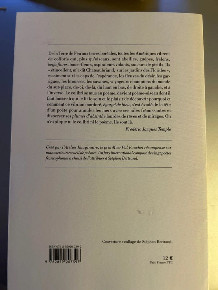 premiers dits du colibri - photo numéro 2