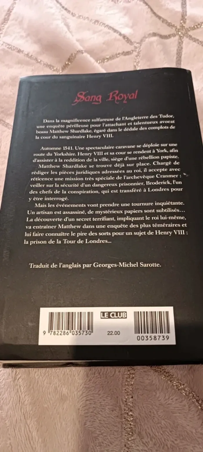 Livre sang royal - photo numéro 2