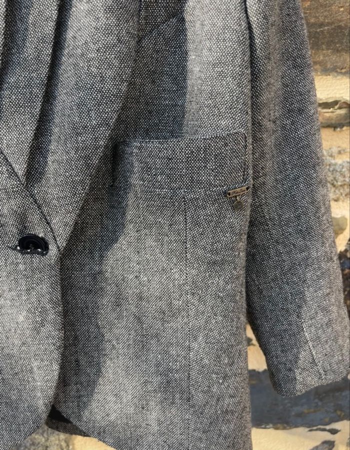 Veste style blazer gris chiné - Matt Davis - photo numéro 5