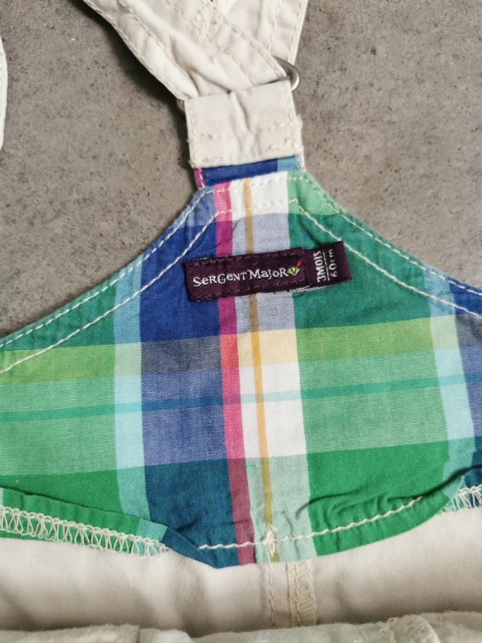 Salopette été 3 mois sergent major - photo numéro 3