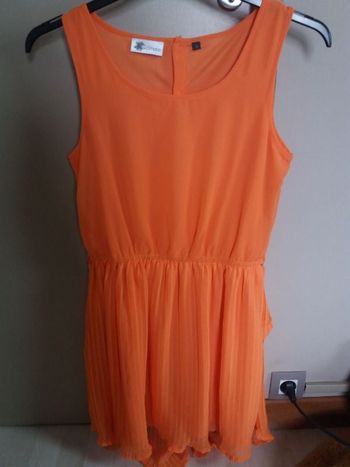 Robe uni orange
