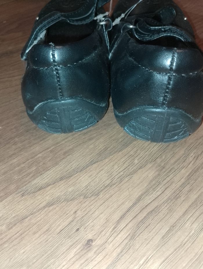 Chaussures soulier noir neuve à scratch - photo numéro 5