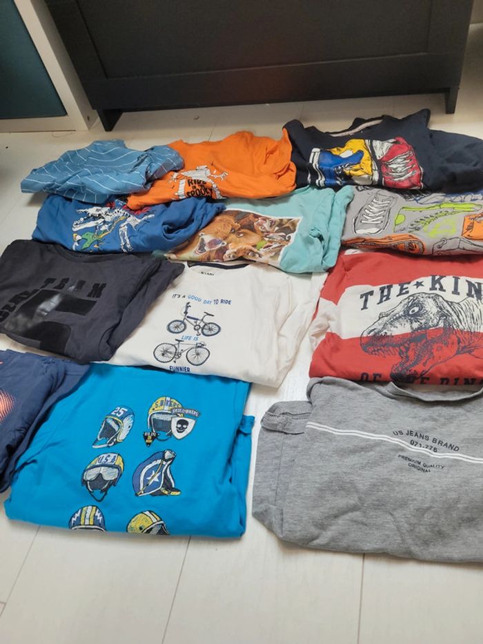 Lot tee shirt 8 ans garçon - photo numéro 3