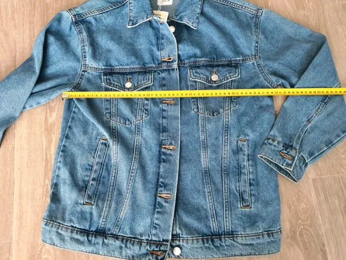 Veste en jean taille 36 coupe oversize - Neuve - photo numéro 4