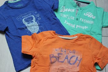 Lot 3 t-shirts à manches courtes