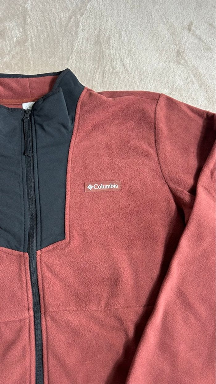 Columbia polaire sequoia grove rouge taille L - photo numéro 2