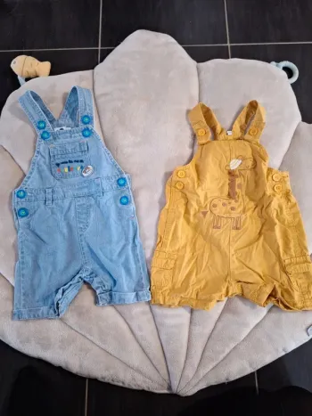 Lot de 2 salopettes