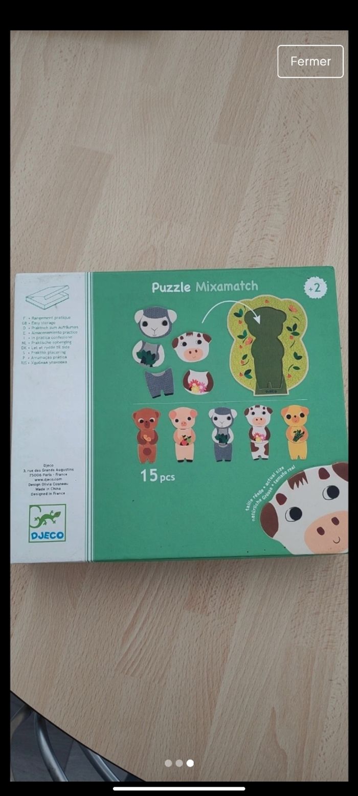 Puzzle animaux - photo numéro 3