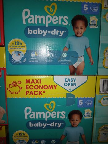 2 Pampers taille 5 