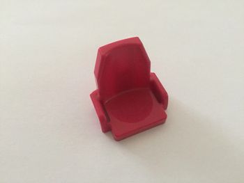 Siège rose avec accoudoirs 30247872 pièce détachée Playmobil 5267 Le minibus de l'hôtel #A34