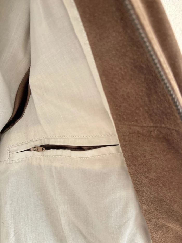Blouson en croûte de cuir de porc CBLV taille 40 - photo numéro 10