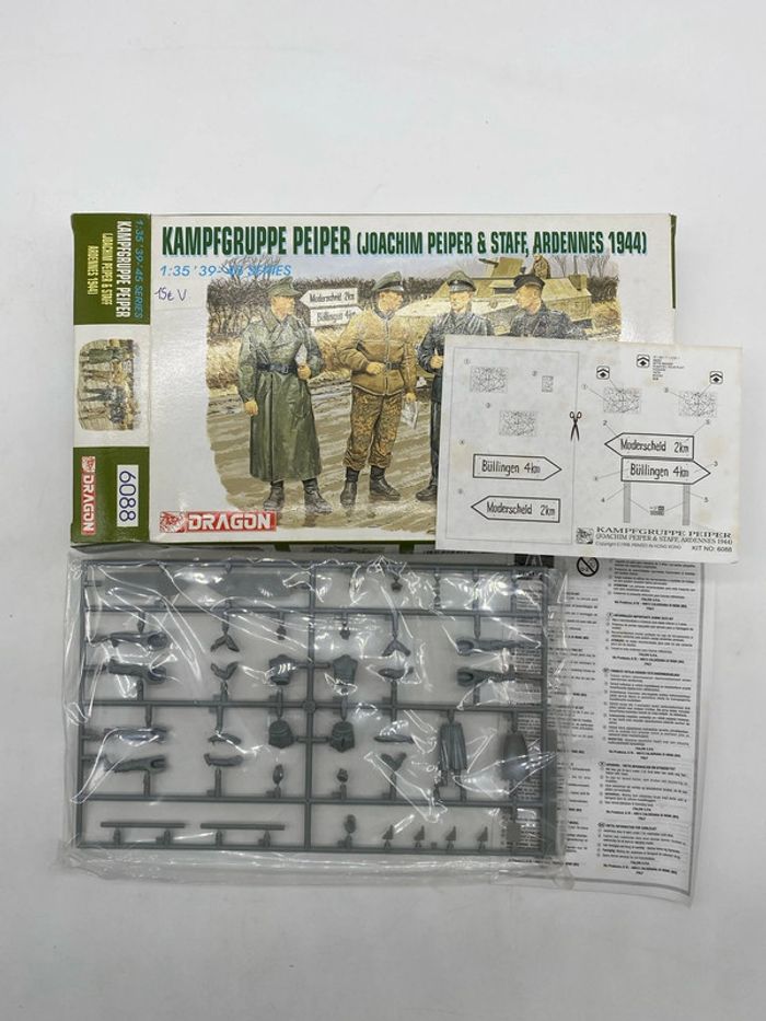 Dragon maquette Kampfgruppe peiper Joachim Peiper & staff Ardennes 1944 - photo numéro 3