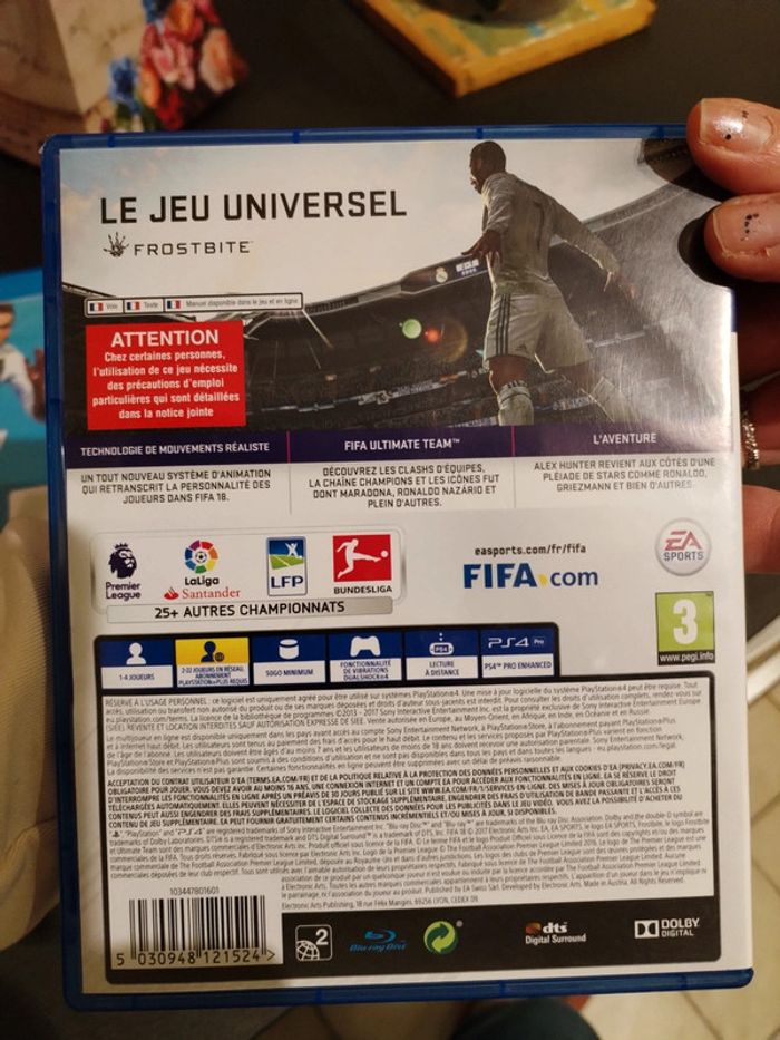 Fifa 18 ps4 - photo numéro 2