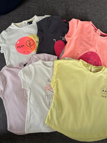 Lot tee-shirts 9 mois