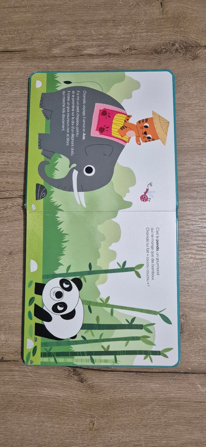 Livre à toucher Chamalo les animaux du monde - photo numéro 3