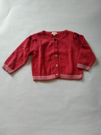 gilet boutons catimini fille 6 mois