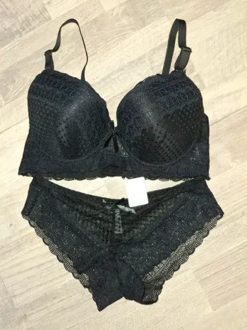 Ensemble lingerie 2pces noire