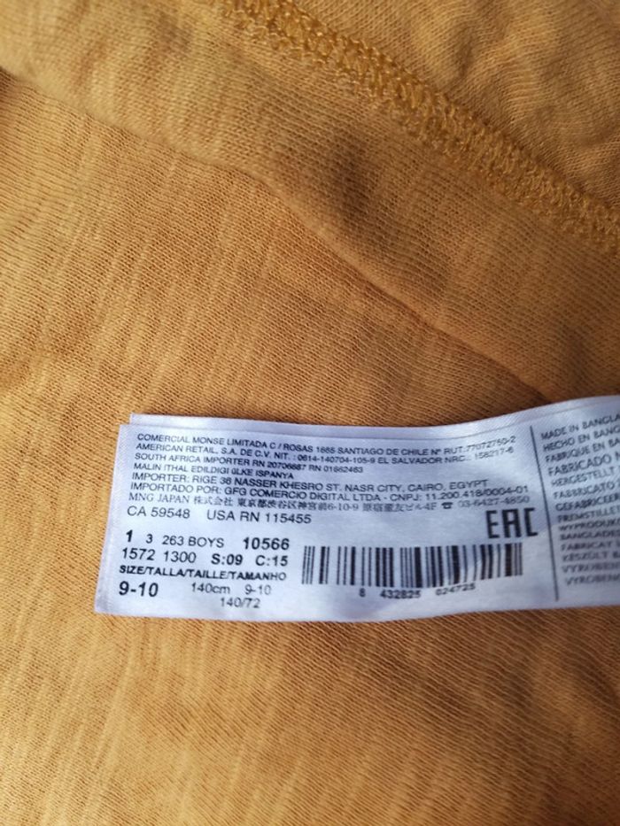 T shirt manche longue 9 -10 ans - photo numéro 4
