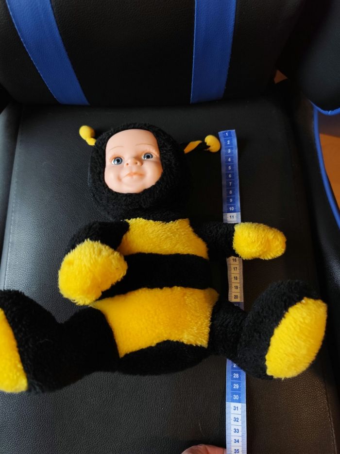 Peluche bébé abeille guepe - photo numéro 4
