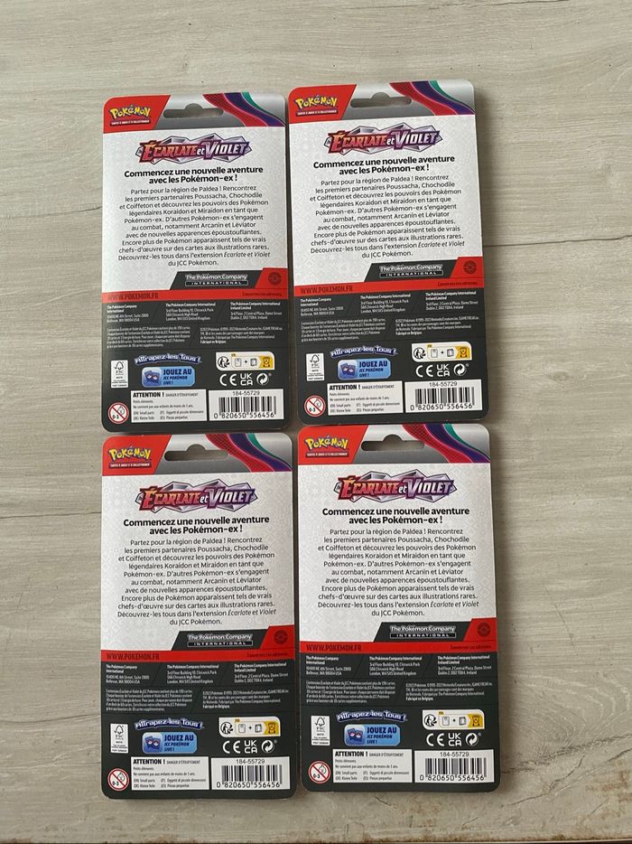 Pokémon booster sous blister EV01 Écarlate et Violet - photo numéro 2