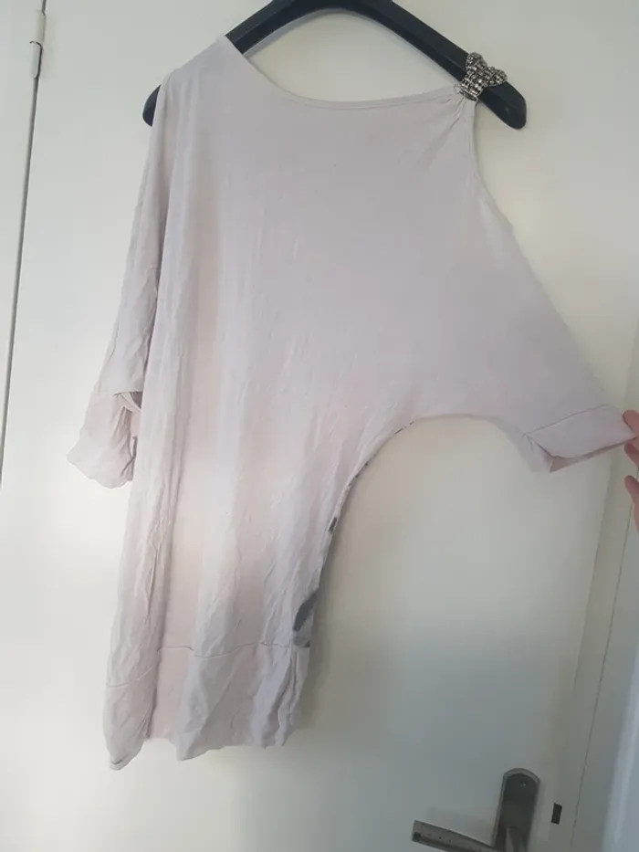 Haut Long Blanc Puma Taille M/L - photo numéro 5