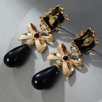Boucles d oreilles baroques clips