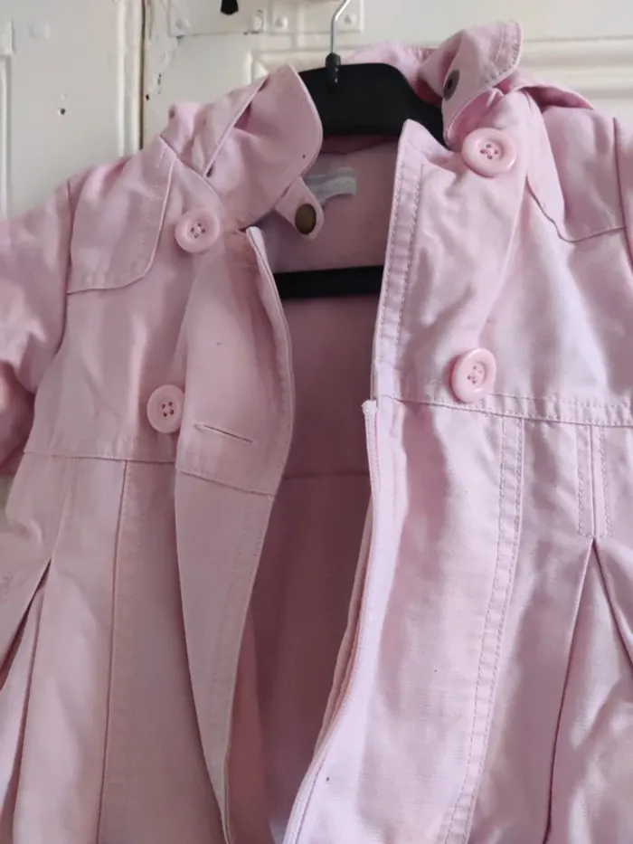 Veste chaude 6 mois rose - photo numéro 6