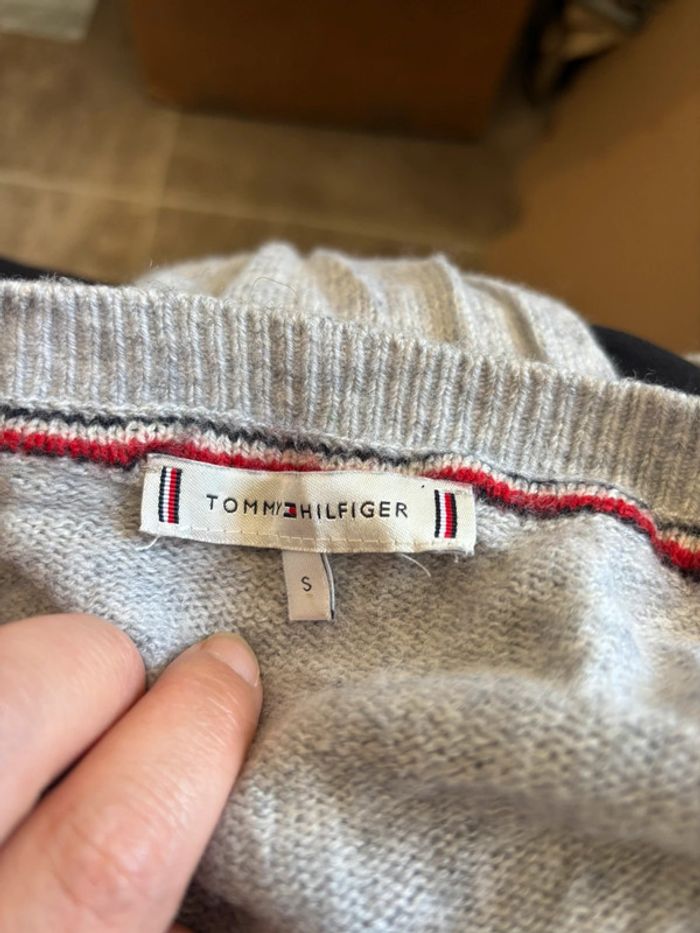 Pull gris basique, Tommy Hilfiger - photo numéro 9